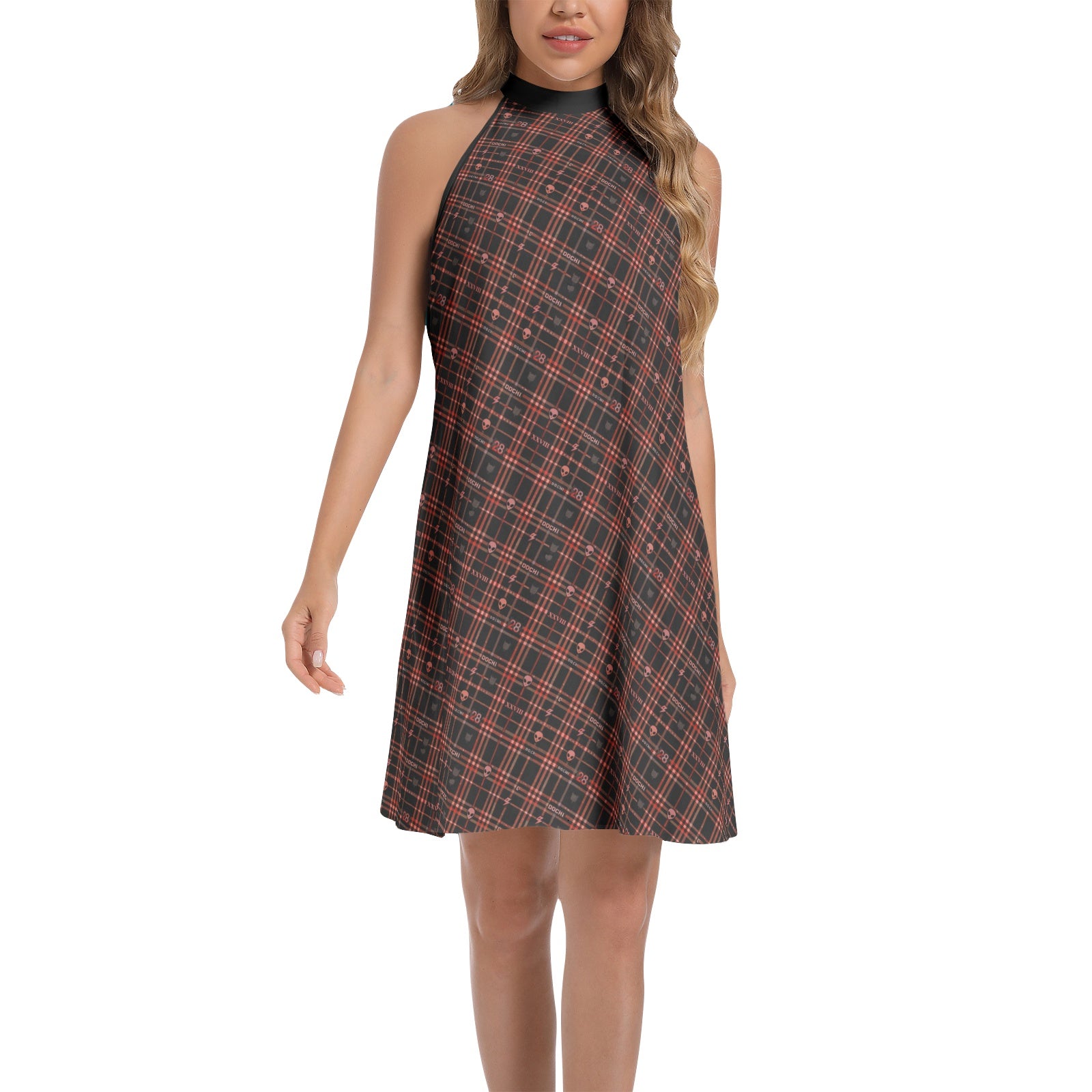 DOCHI Signature Midi Dress - Red