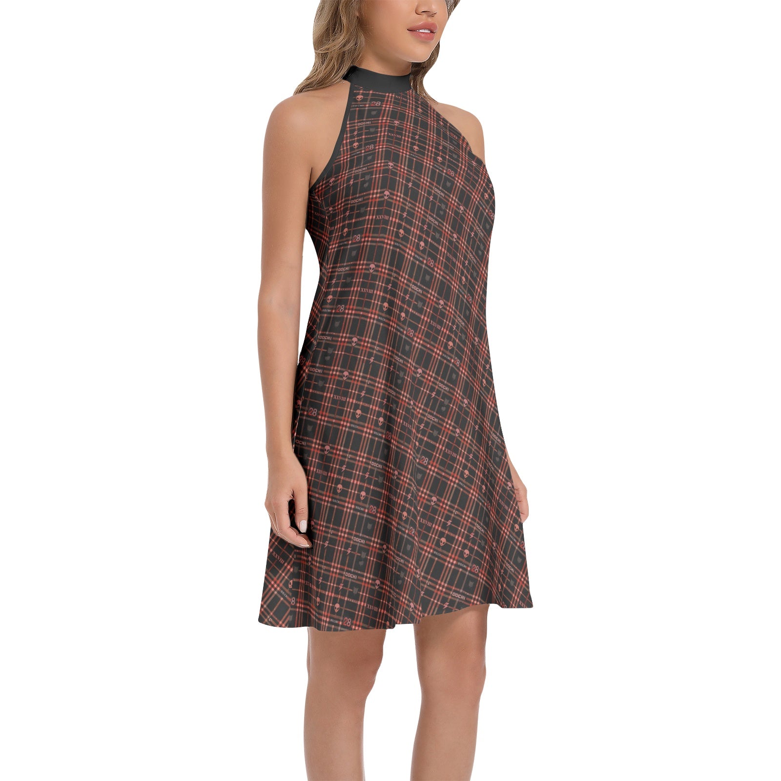 DOCHI Signature Midi Dress - Red