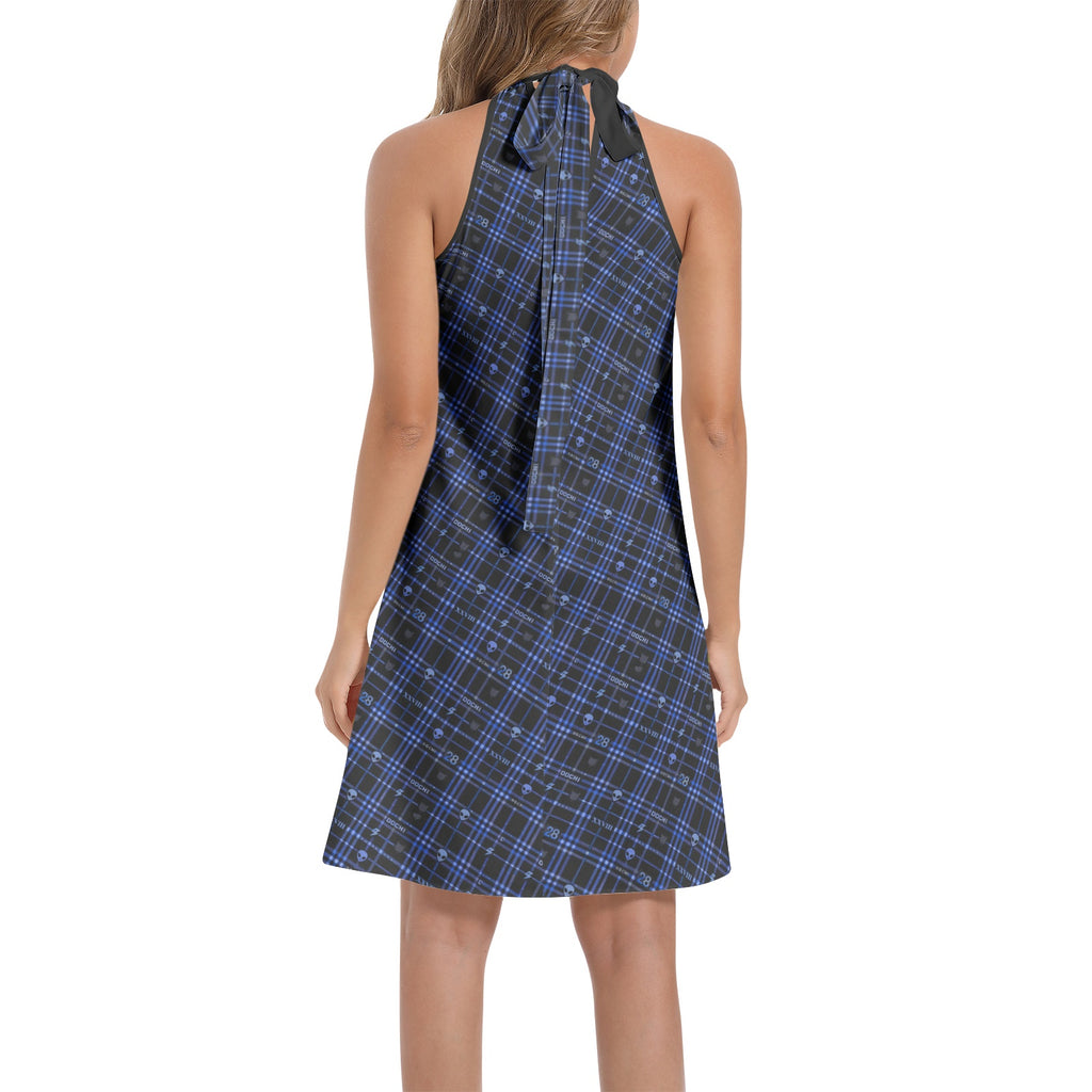 DOCHI Signature Midi Dress - Blue