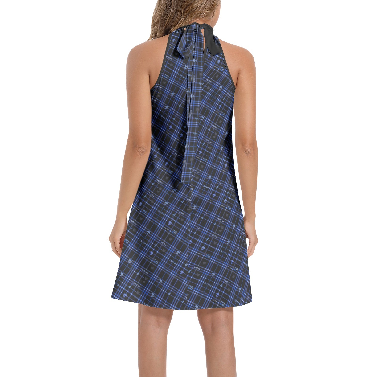 DOCHI Signature Midi Dress - Blue