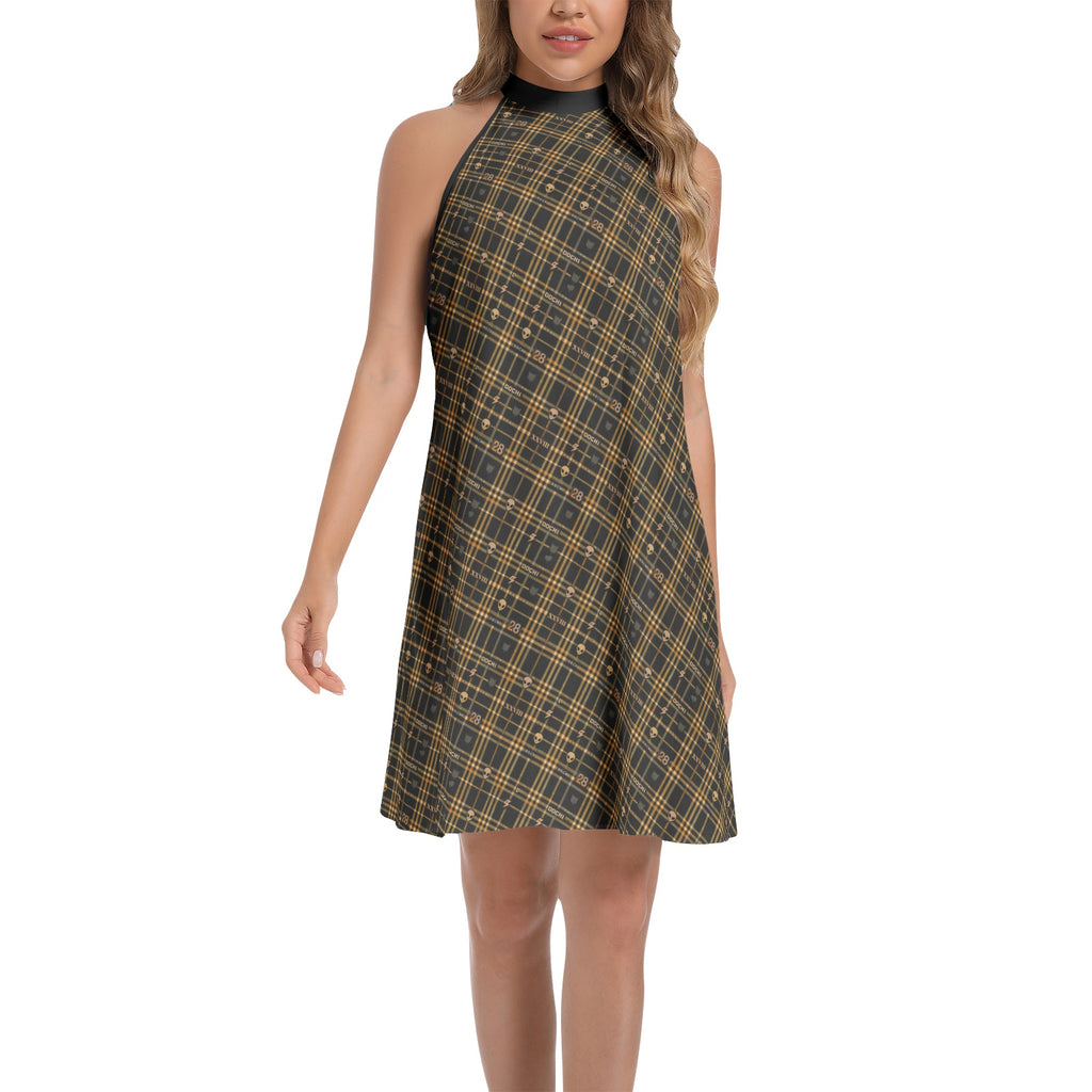 DOCHI Signature Midi Dress - Gold