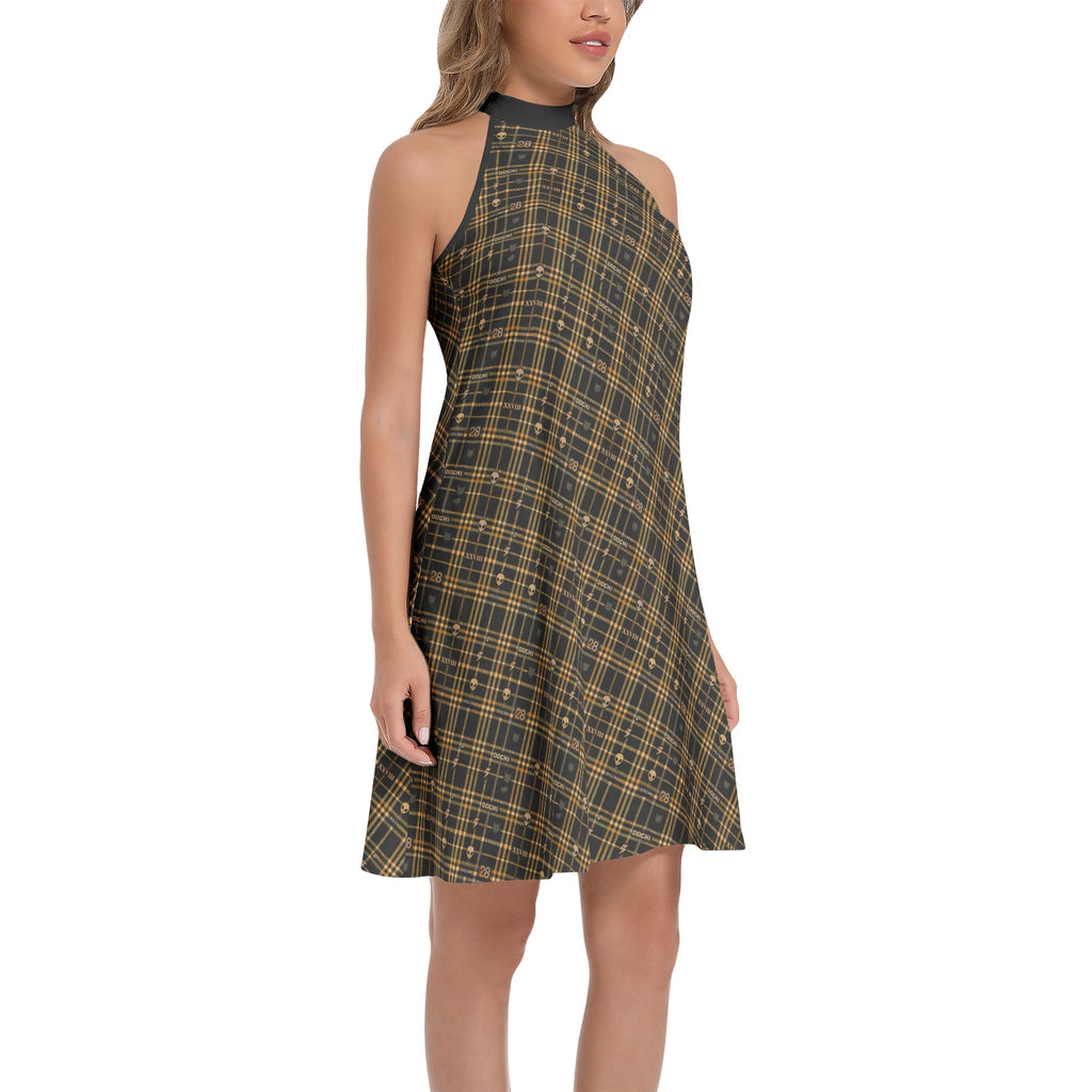 DOCHI Signature Midi Dress - Gold