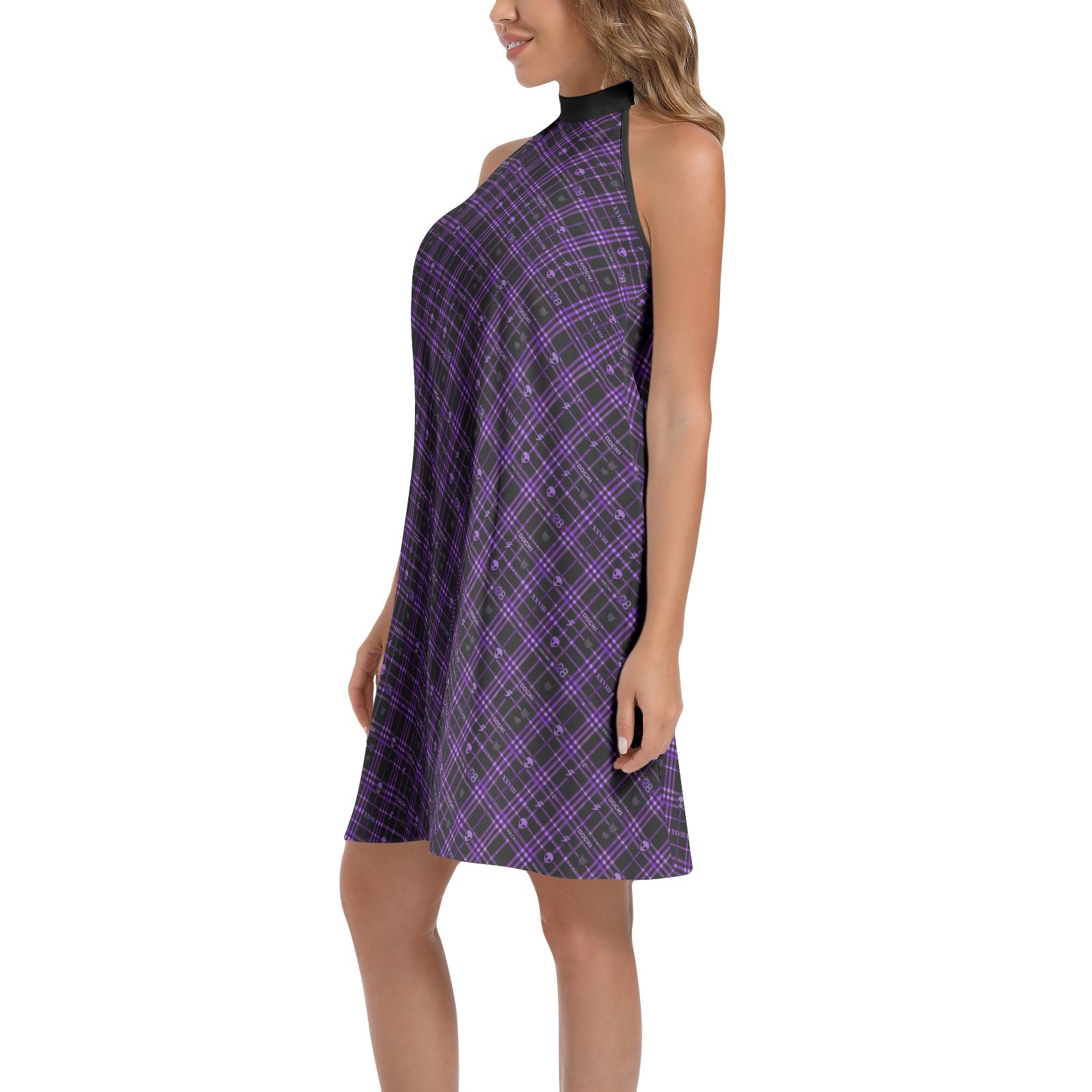 DOCHI Signature Midi Dress - Purple