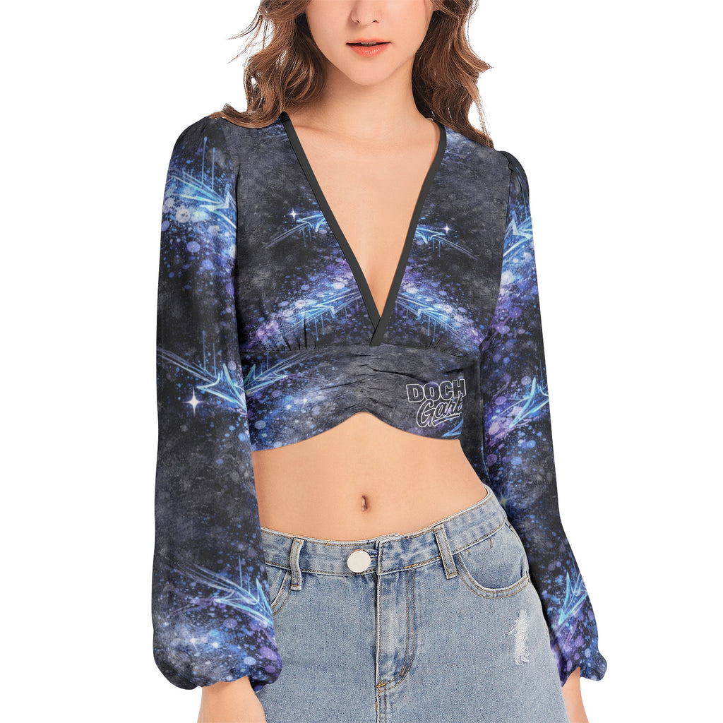 DOCHI Art Crop Top - She Galaxy