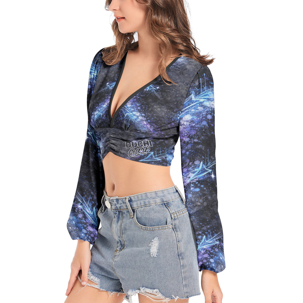DOCHI Art Crop Top - She Galaxy