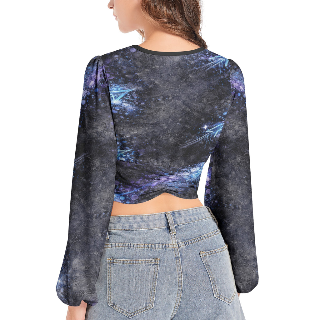 DOCHI Art Crop Top - She Galaxy