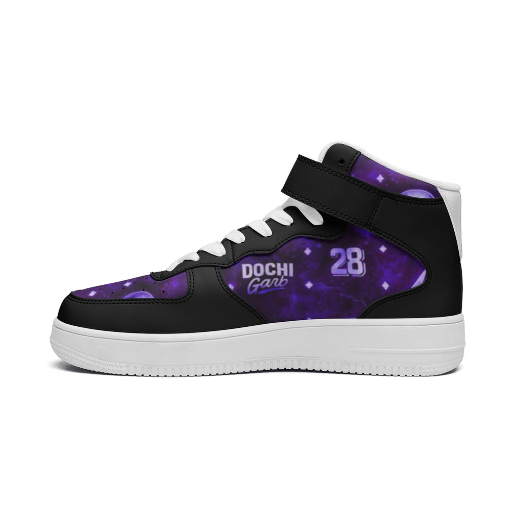 DOCHI Print Hi-Top Sneakers - Purp'd Out