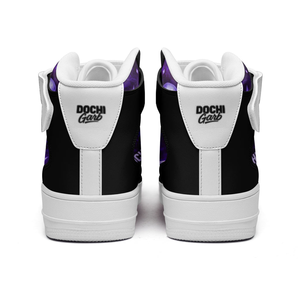 DOCHI Print Hi-Top Sneakers - Purp'd Out