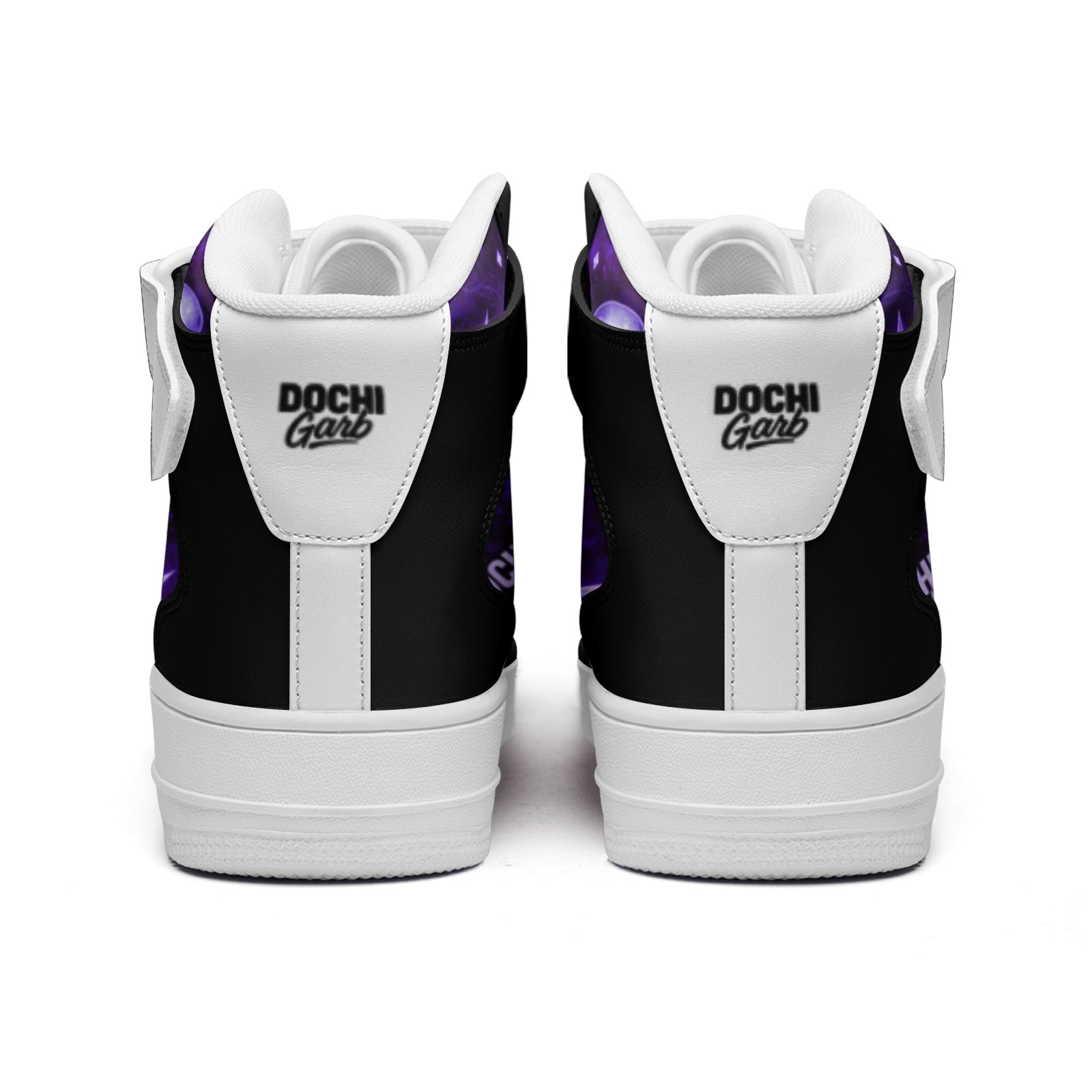 DOCHI Print Hi-Top Sneakers - Purp'd Out