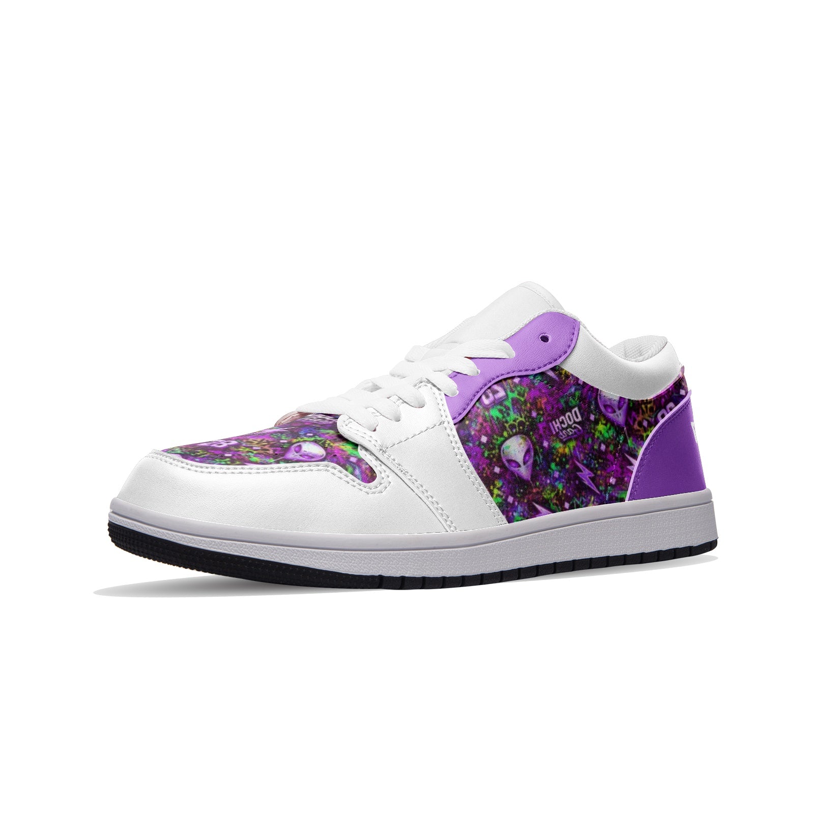 DOCHI Print Lo-Top Sneakers - Purp'd Out