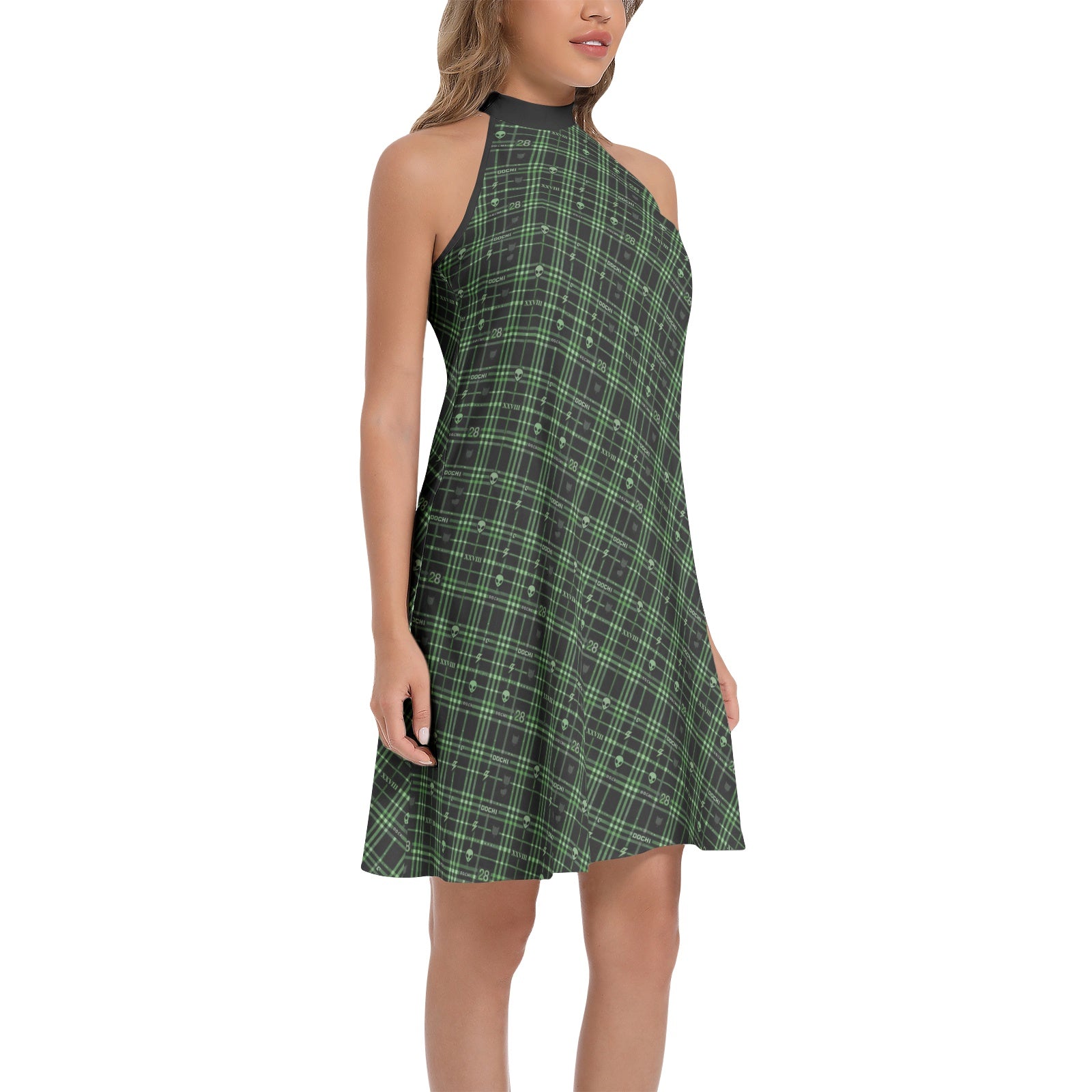 DOCHI Signature Midi Dress - Green