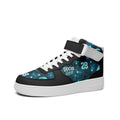 DOCHI Print Hi-Top Sneakers - Electric Blue
