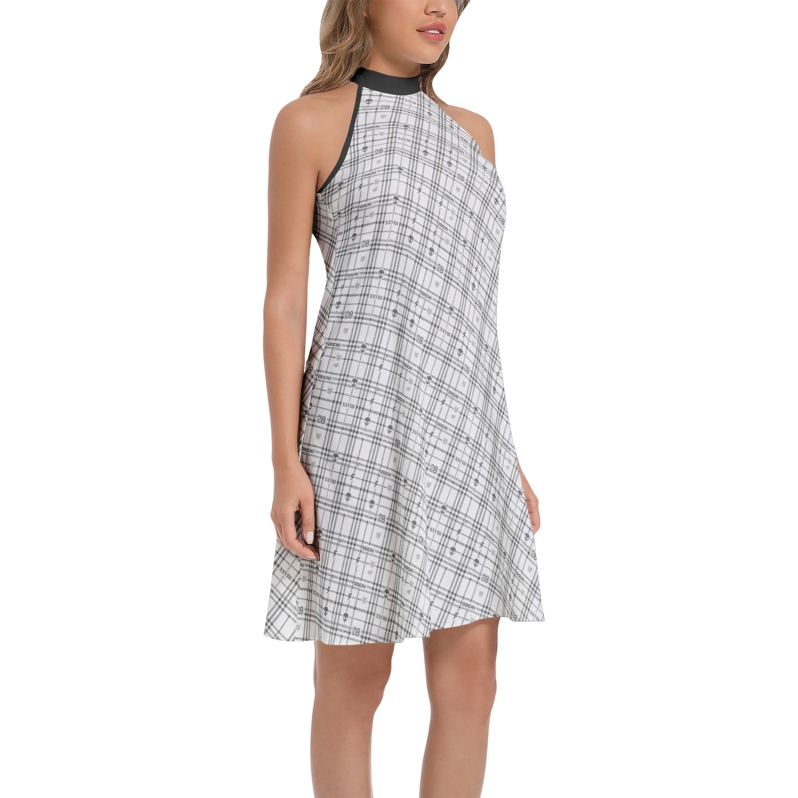 DOCHI Signature Midi Dress - White