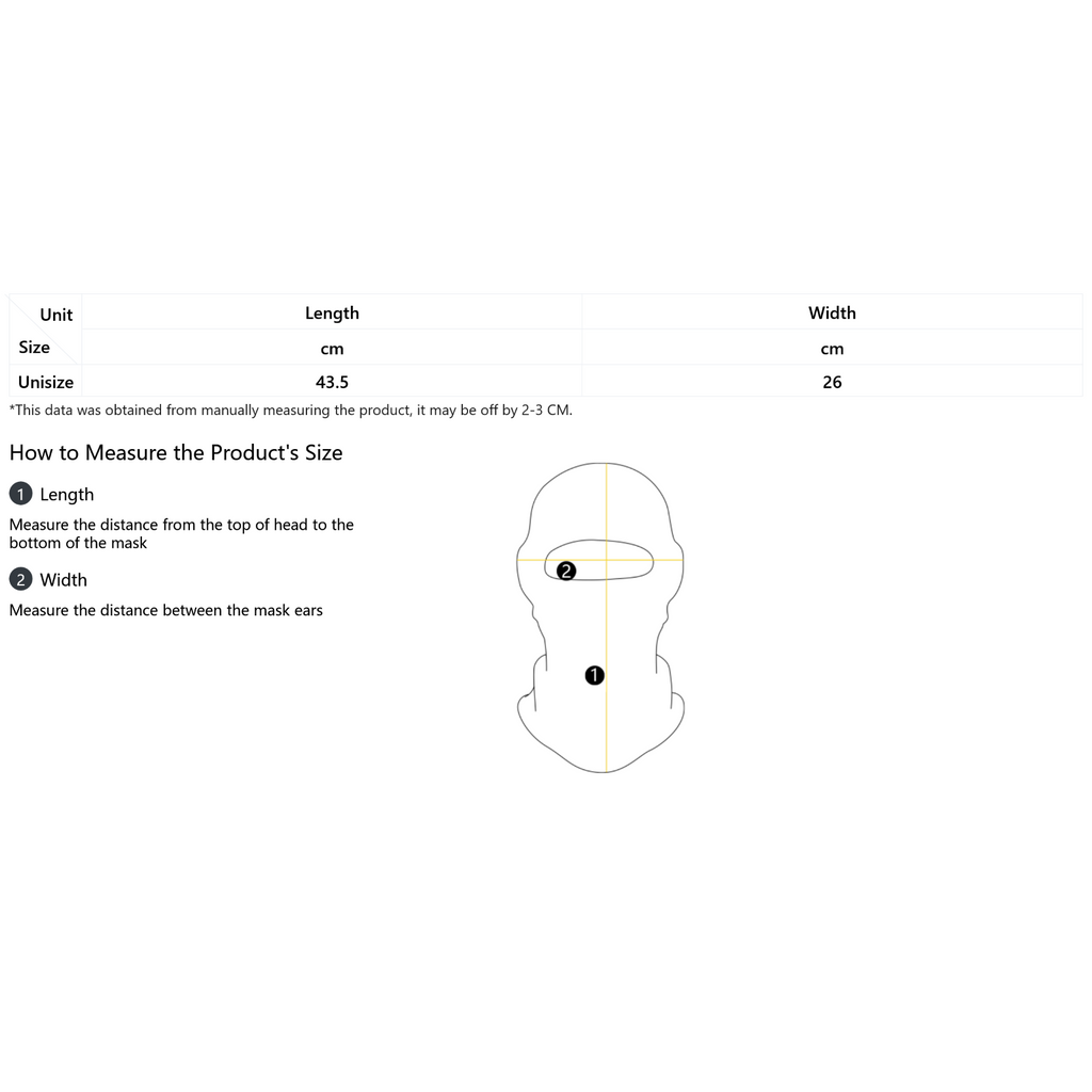 DOCHI Signature Ski Mask - BnW
